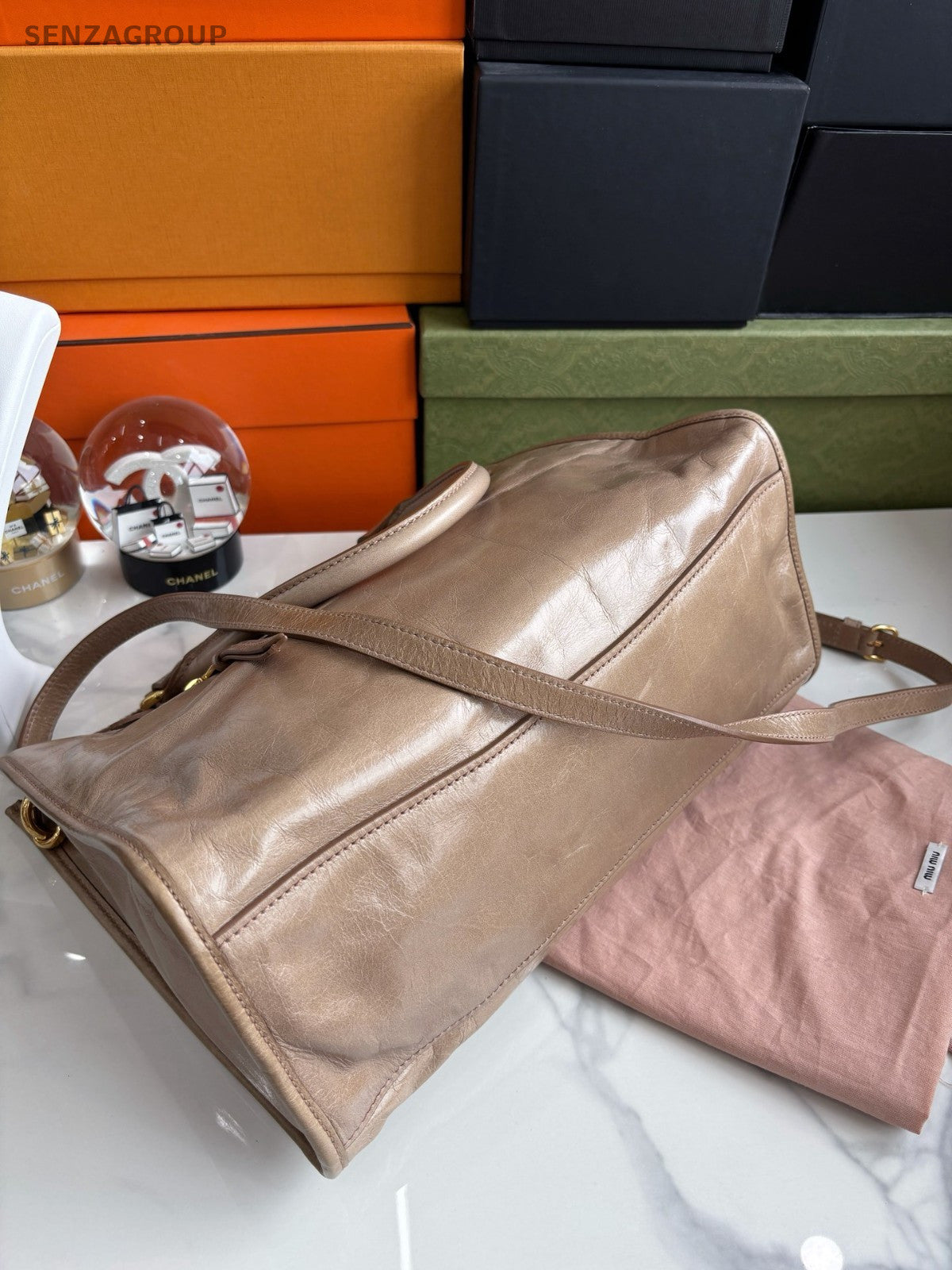 Miumiu Apricot color Locomotive bag 2WAY Shoulder bag Crossbody