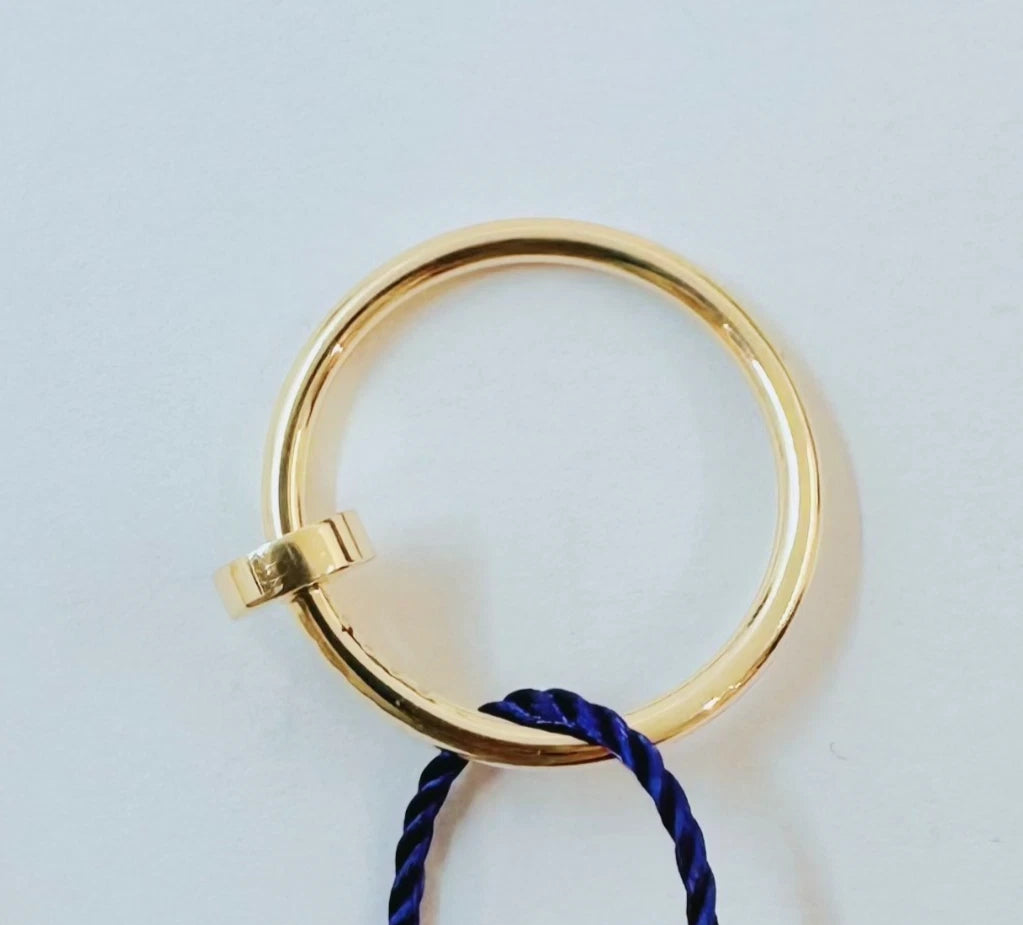 Cartier Juste un Clou Small Model Band Ring in 18k Rose Pink Gold EU54/US6.75