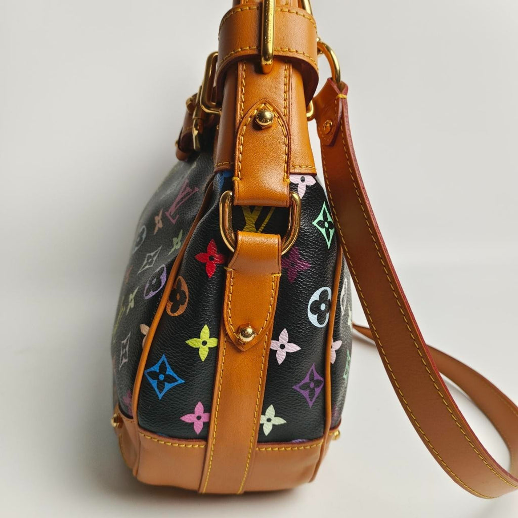 SJ0001 louis vuitton Greta black multicolor