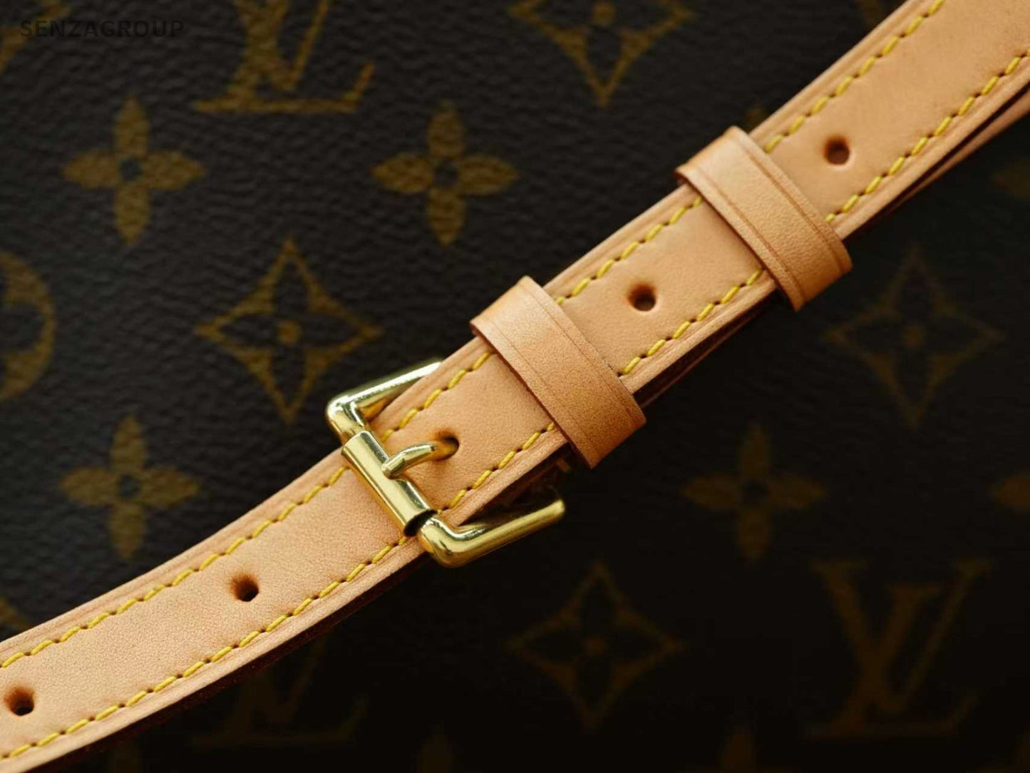 Louis Vuitton Sologne Monogram Shoulder Crossbody Bag Brown Vintage M42250