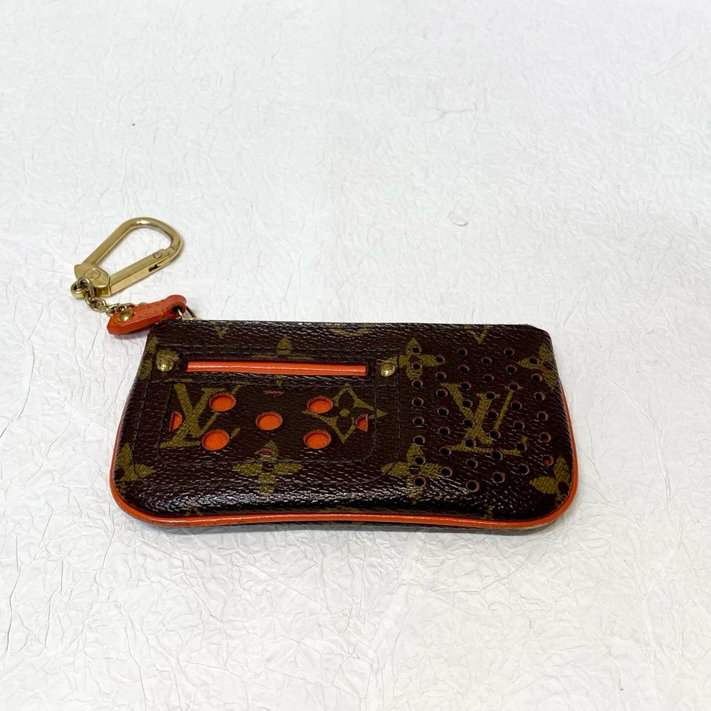 Louis Vuitton Monogram Canvas Key Coin Pouch Wallet Women