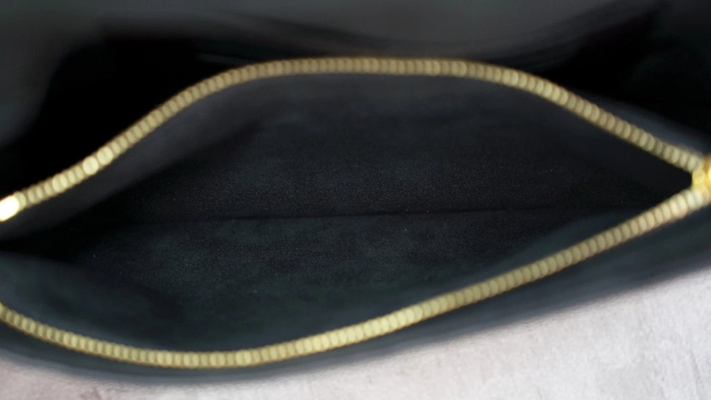 Louis Vuitton Ivy Chain Monogram Empreinte Black Gold Shoulder Bag Excellent
