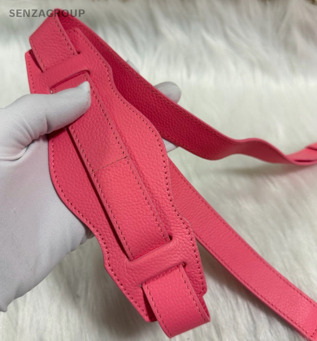 Balenciaga Motorcycle Bag PM Top Handle Bag Crossbody Pink Gold Women Classic
