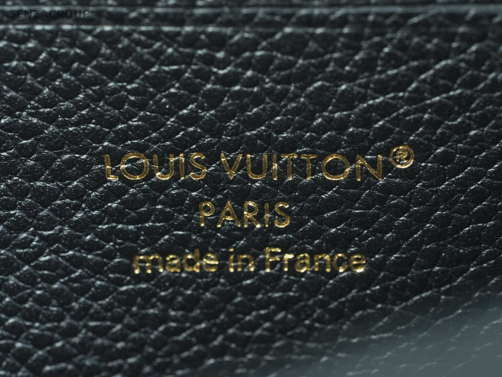 Louis Vuitton Black Monogram Empreinte NANO Madeleine Chain Shoulder bag Women