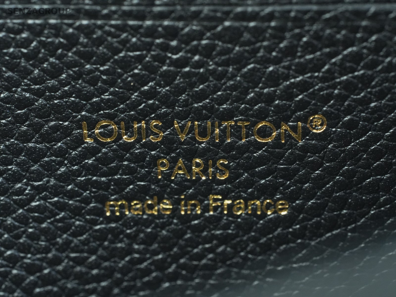 Louis Vuitton Black Monogram Empreinte NANO Madeleine Chain Shoulder bag Women