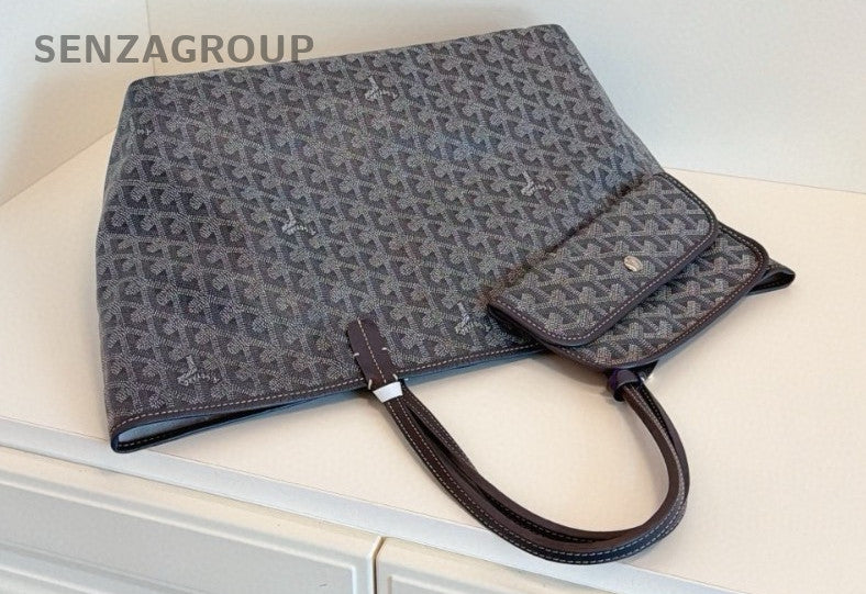 Goyard Saint Louis Tote MM Monogram Shoulder bag withe Pouch Women Classic