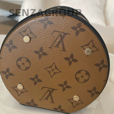 Louis Vuitton Monogram Cannes Bag Brown Gold Buckle Women's Classic Fashion