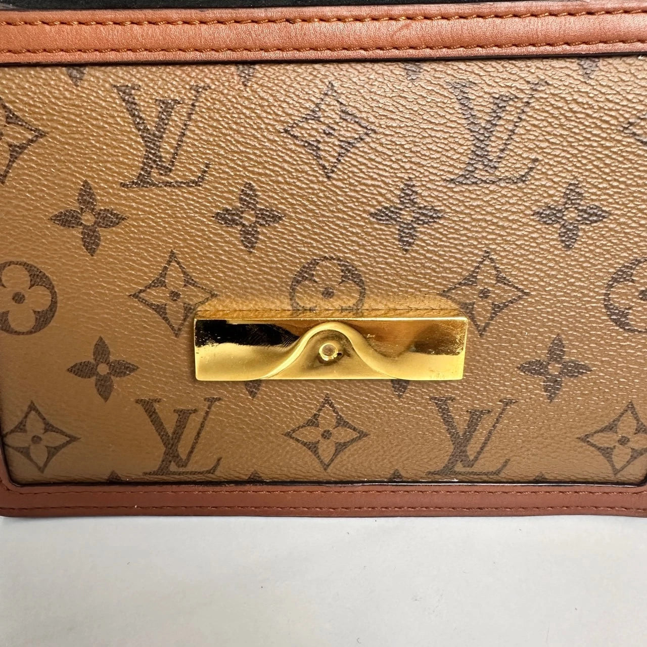 Louis Vuitton Dauphine Small Canvas Shoulder Bag For Women