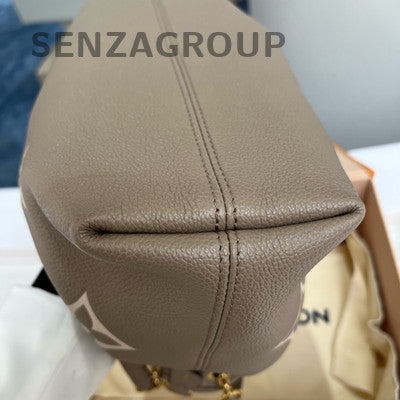 Louis Vuitton Grey Gold Monogram Shoulder Bag - Classic & Fashionable