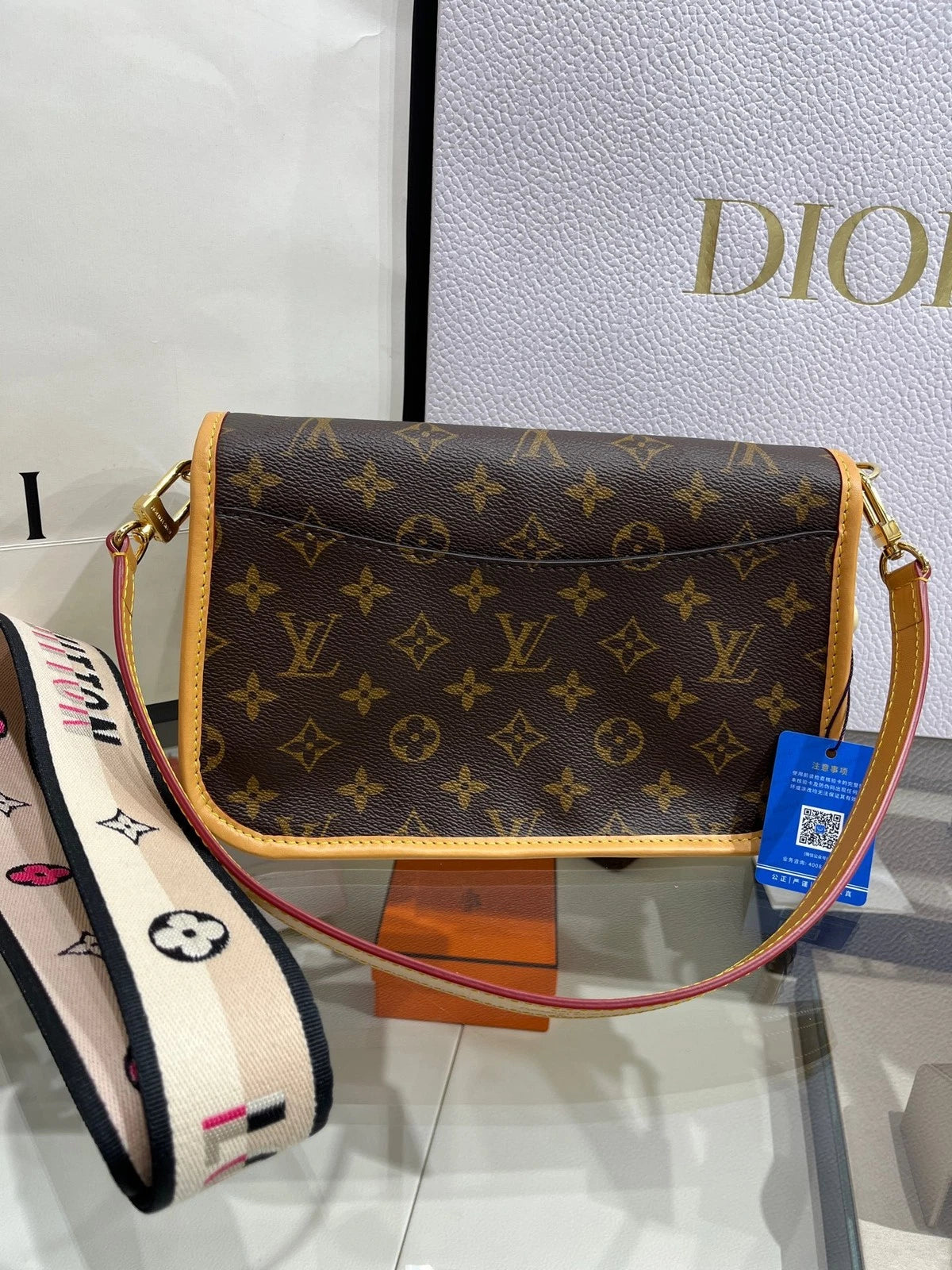 Louis Vuitton Monogram Canvas Shoulder Bag For Women