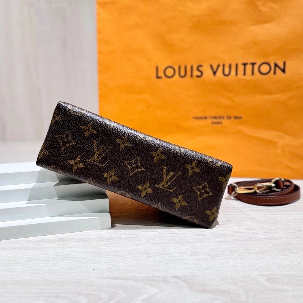 Louis Vuitton Locky BB Monogram Canvas Crossbody Shoulder Bag Women