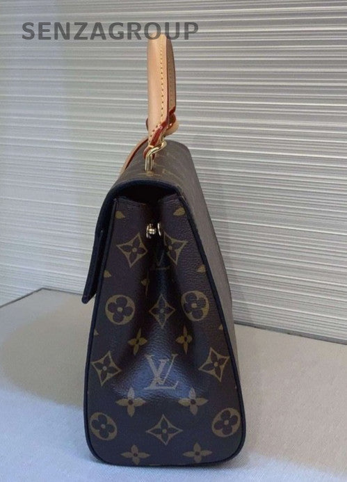 Louis Vuitton Cluny bb Top Handle Monogram2way Shoulder Handbag Almost Brand NEW