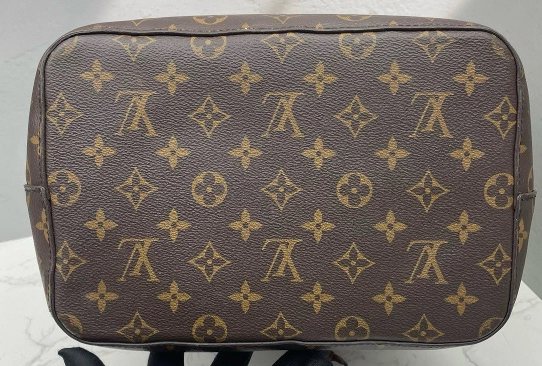Louis Vuitton Brown Leather Bucket Bag For Women Pre-owned