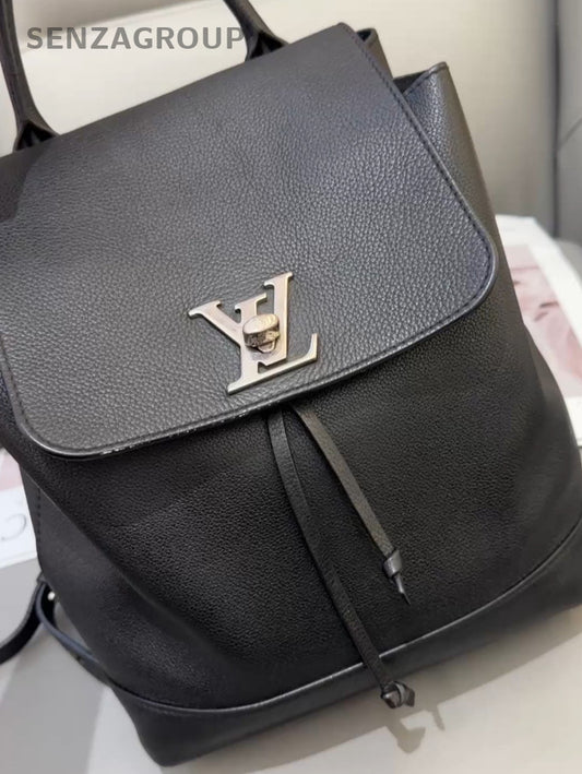 Louis Vuitton Lcokme Backpack top handle Black
