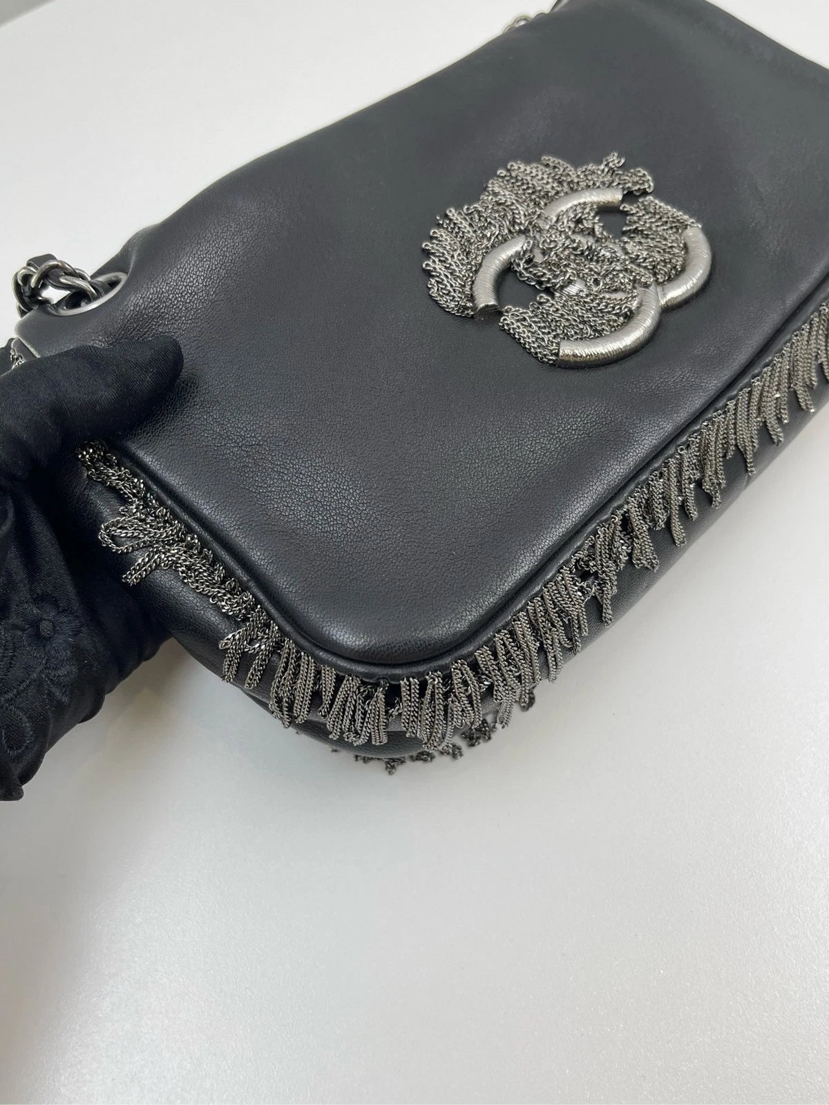 CHANEL Byzantine Tassel Leather Shoulder Bag For Women