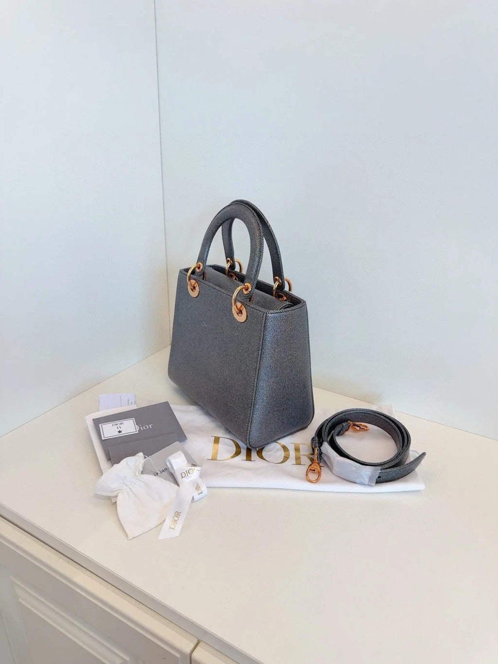 Dior Lady Dior Top Handle Excellent