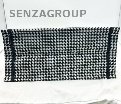 Dior Medium Tote Bag Black Houndstooth Classic Women's Handbag