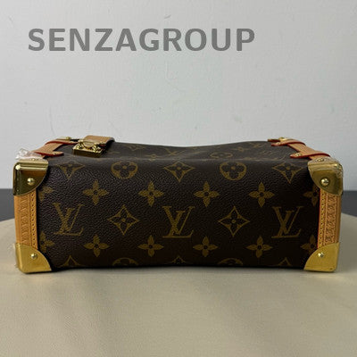 Louis Vuitton Medium Side Trunk Monogram Shoulder Crossbody Bag Classic Women's