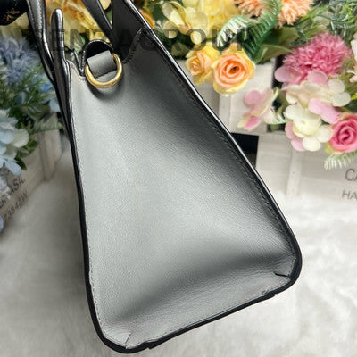 Gucci Bow Grey Gold Buckle Tote Bag Handbag Crossbody Classic Fashion