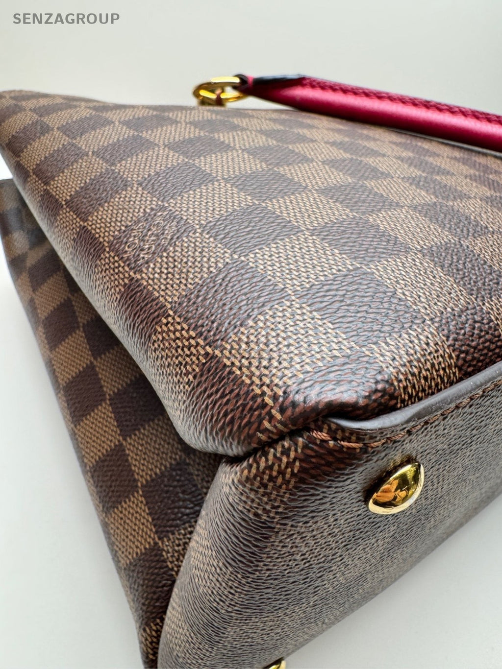 Louis Vuitton Riverside Damier Ebene Top Handle Tote Bordeaux Almost Brand New