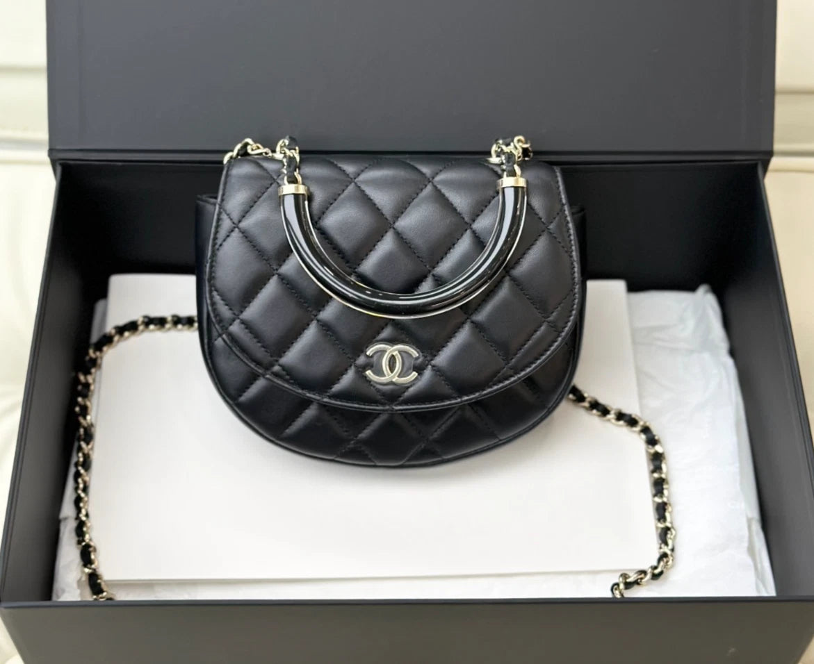 Chanel Lambskin 3Ways Top Handle Bag Shoulder Bag Crossbody Bag Women S