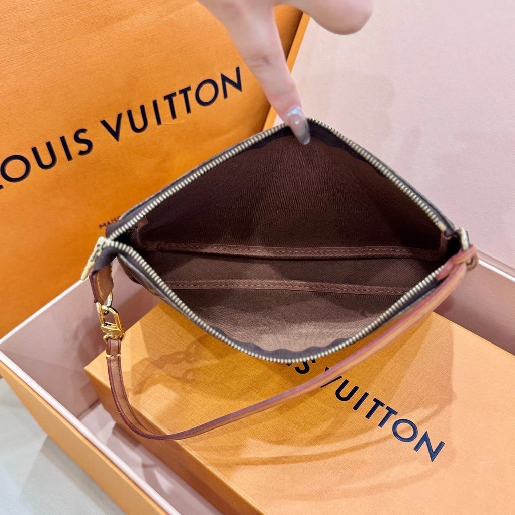 Louis Vuitton Vintage Monogram Canvas Shoulder Bag For Women