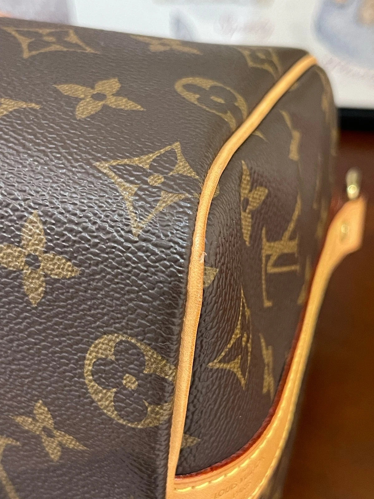 Louis Vuitton Speedy25 Canvas Shoulder Handbag For Women