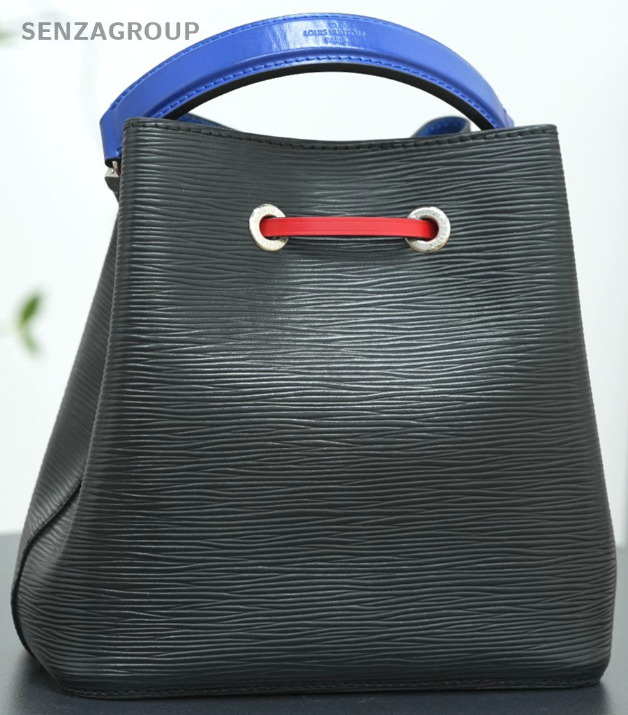 Louis Vuitton Epi Leather Black Red Bucket bag Crossbody