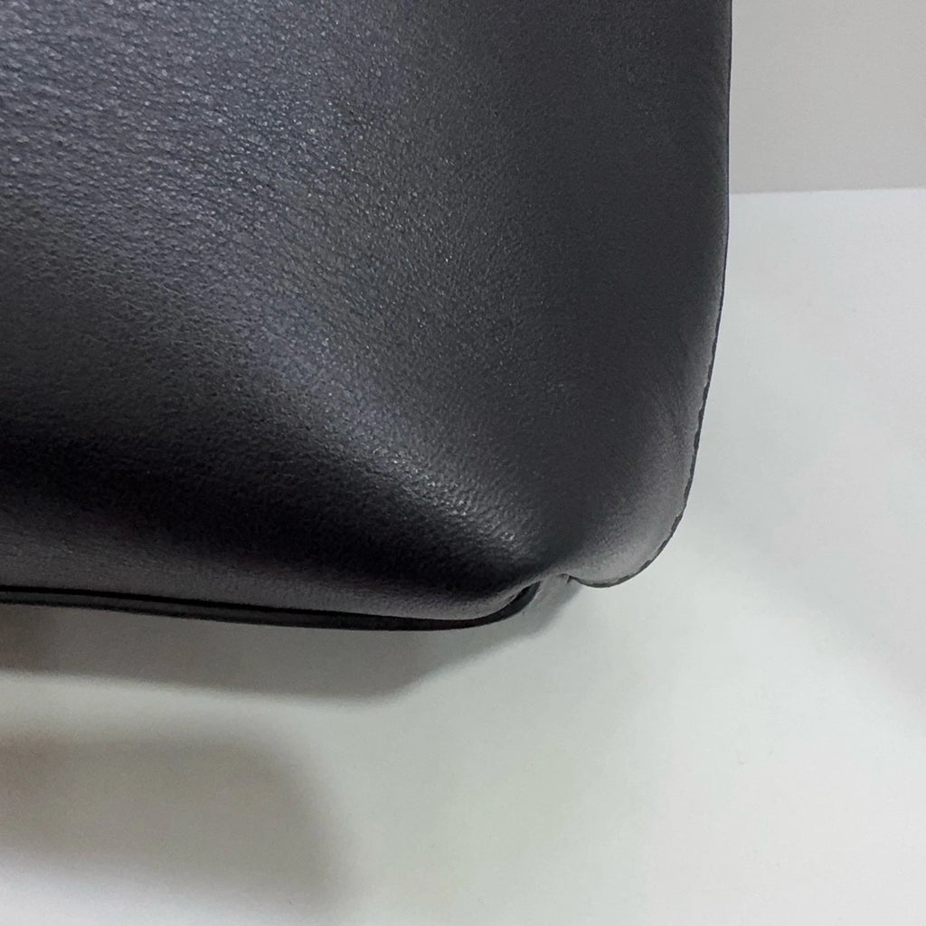 Coach Leather Brooklyn 28 Logo Hobo Shoulder Handbag For Women Black