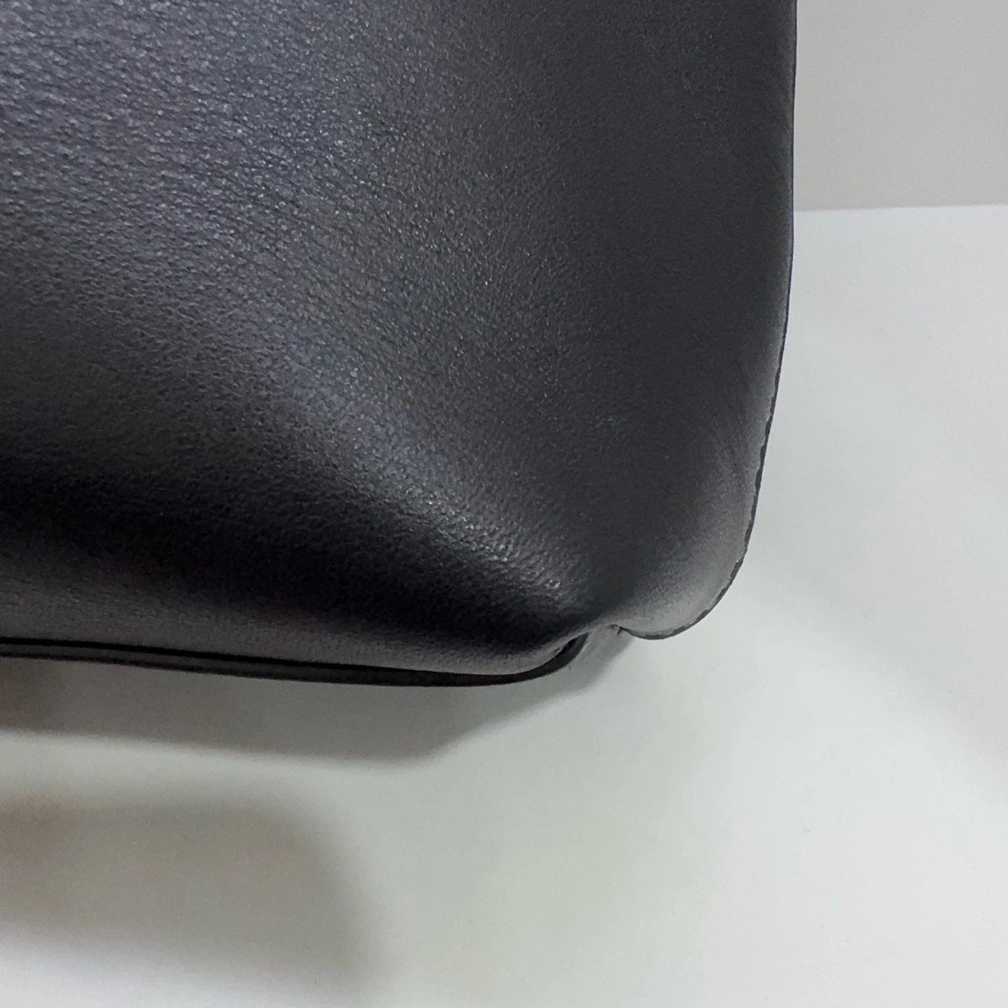 Coach Leather Brooklyn 28 Logo Hobo Shoulder Handbag For Women Black
