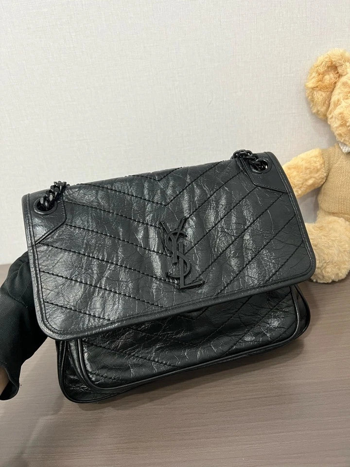 Saint Laurent So Black Medium Niki Shoulder Bag For Women