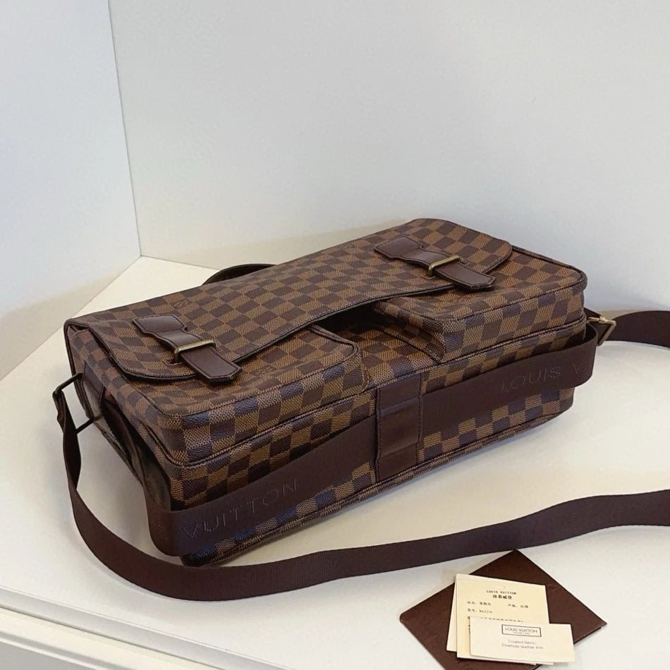 Louis Vuitton Broadway Messenger Bag Top Handle Shoulder Bag Unisex Adults