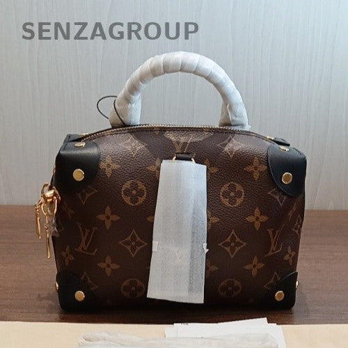 Louis Vuitton Monogram Soft Box Top Handle Bag Shoulder Bag Crossbody Women