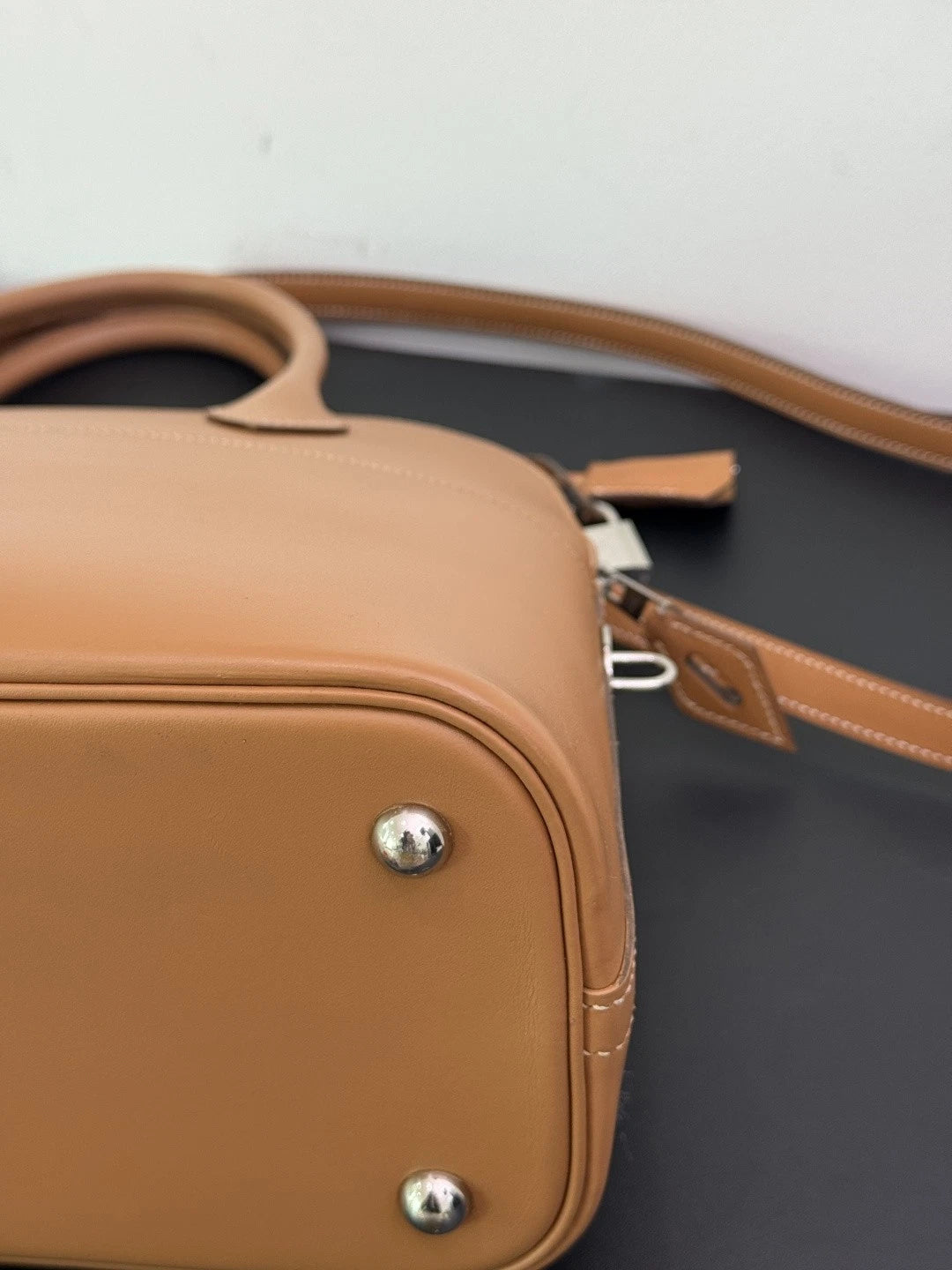 Hermes Bolide31 Chamonix Brown Handbag with Detachable Crossbody Strap SHW
