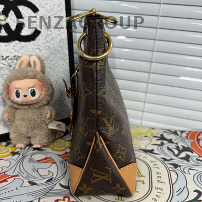 Louis Vuitton Monogram Croissant Shoulder Bag Brown Small Women's Classic
