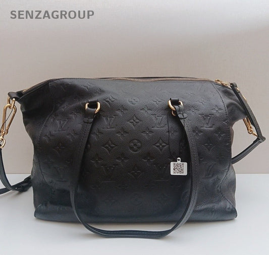 Louis Vuitton Monogram Shoulder Bag Crossbody Blue Gold Used Women Classic