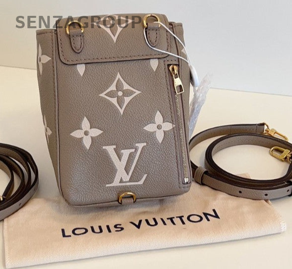 Louis Vuitton Tiny Backpack mini Elephant Grey Shoulder bag Almost BRAND NEW