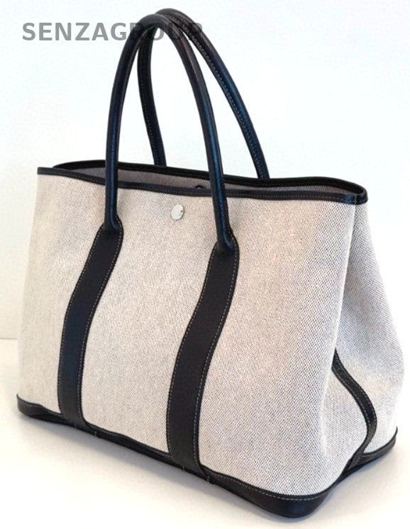 Hermes Garden Party Top Handle bag GP36 Classic PANDA COLOR Almost Brand NEW