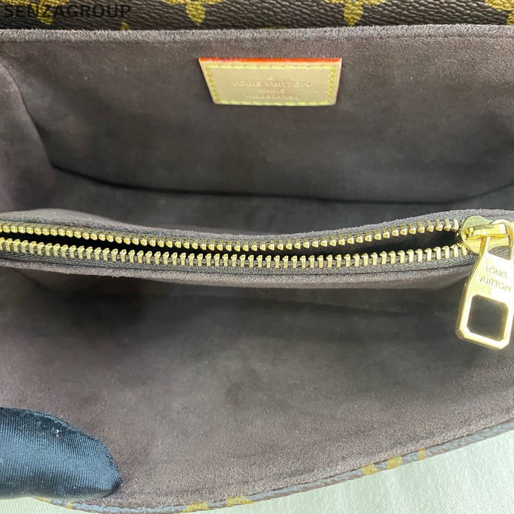 Louis Vuitton Monogram Messenger Bag with Chain Strap - Women's