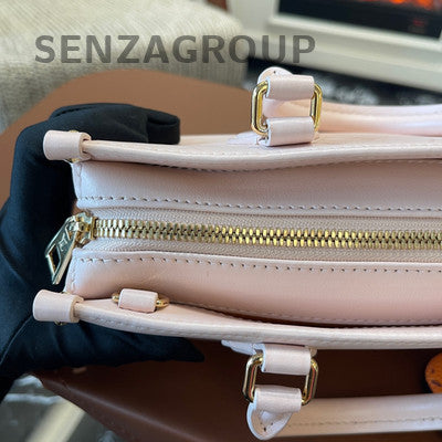 Louis Vuitton ONTHEGO EAST WEST Pink Gold Clasp Tote Bag