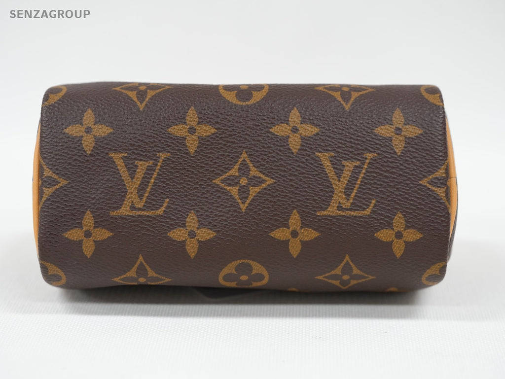 Louis Vuitton Monogram Nano Speedy 2way Shoulder Handbag Crossbody Women Classic