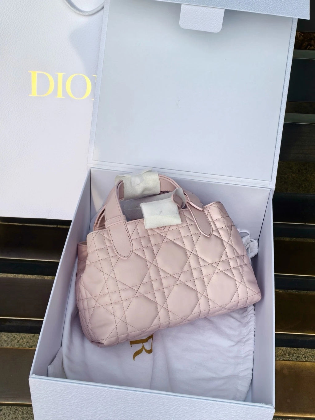 Dior Toujours Small Horizontal Pink Shoulder Bag For Women