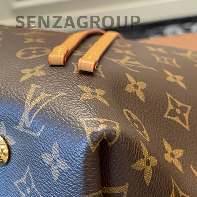 Louis Vuitton Monogram Carryall MM Tote Shoulder Bag Women's Classic