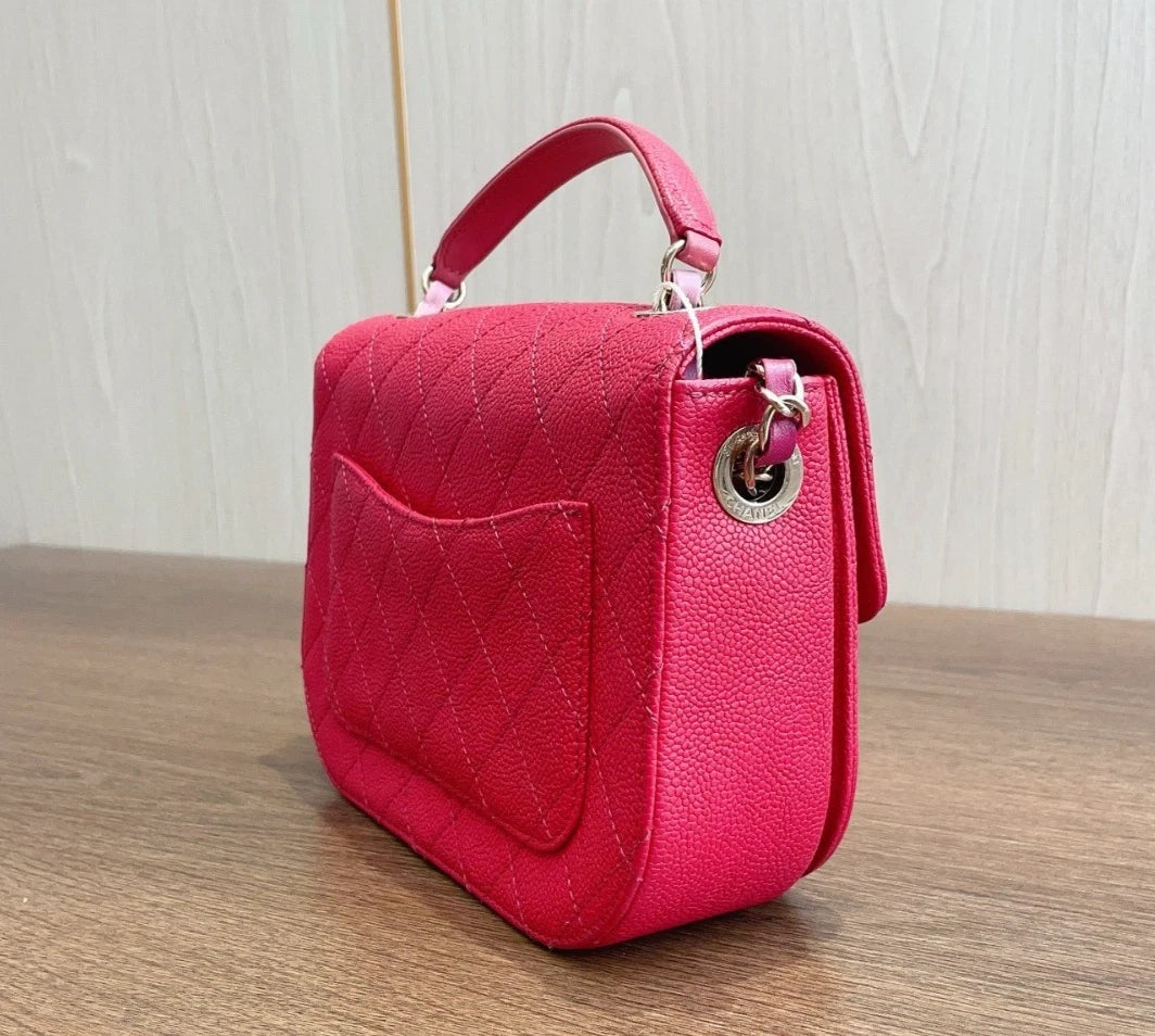 Chanel Coco Curve Cuba Calfskin Message Bag Top Handle Bag Shoulder Bag Women