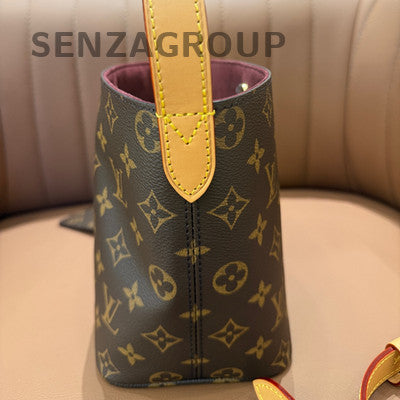 Louis Vuitton All-In BB Monogram Bucket Bag Brown Women's Classic
