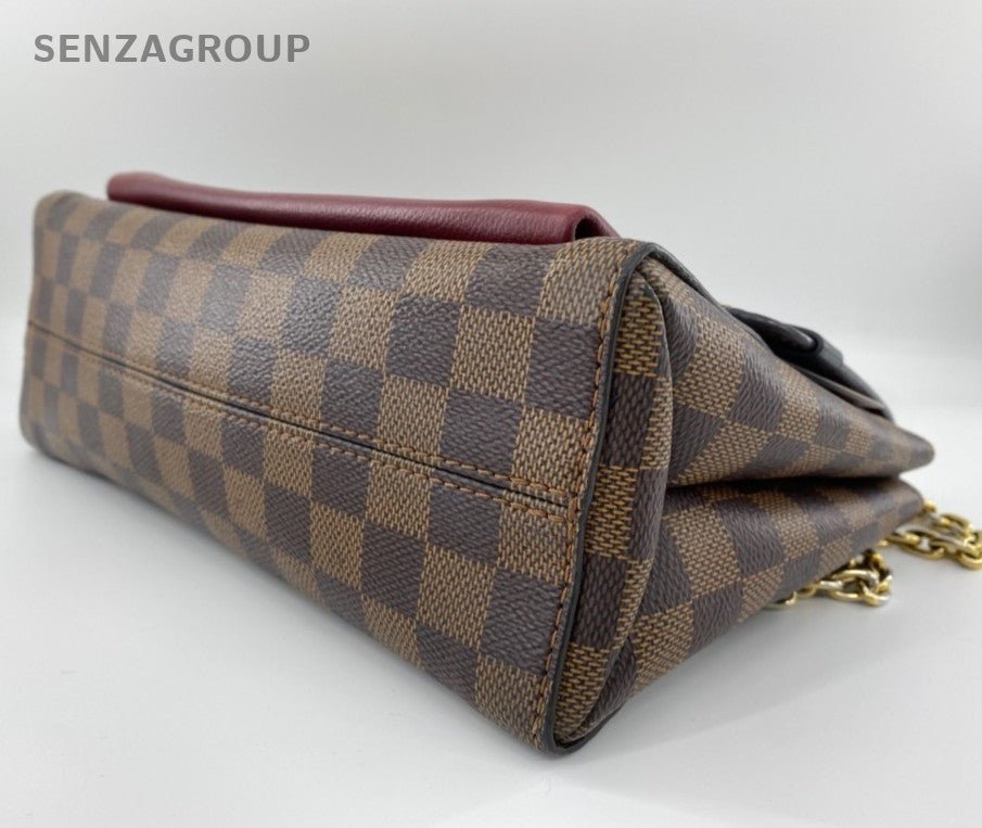 Louis Vuitton Vavin Chain Shoulder Bag Brown Purple Gold Women Classic Fashion