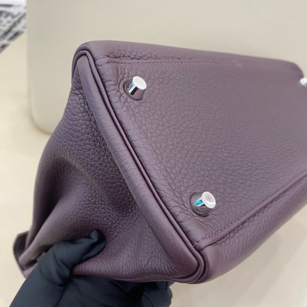 Hermes Kelly32 Purple Togo Leather Handbag For Women