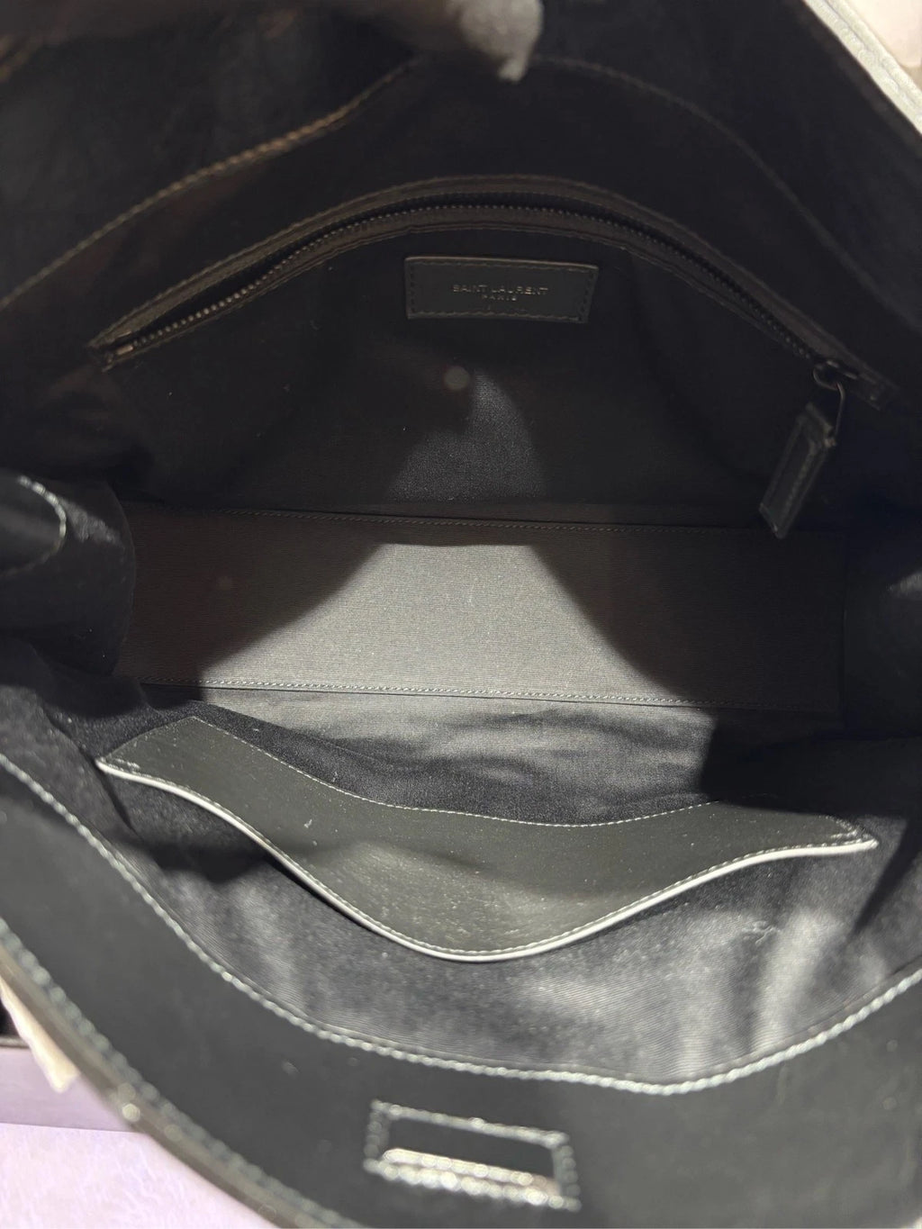 Saint Laurent Niki Leather Tote Bag Excellent