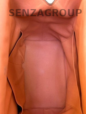 Hermès Toolbox Bag Orange Silver Crossbody Shoulder Bag for Women