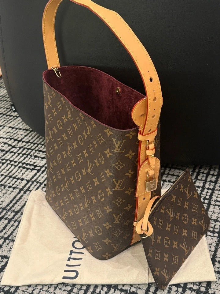 Louis Vuitton Canvas All In BB GM Shoulder Bag For Women